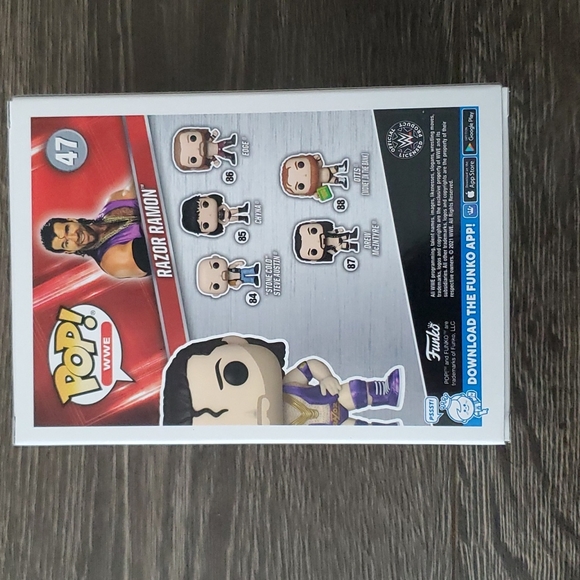 WWE Razor Ramon Purple Metallic Outfit Funko Pop #47 - Picture 4 of 5